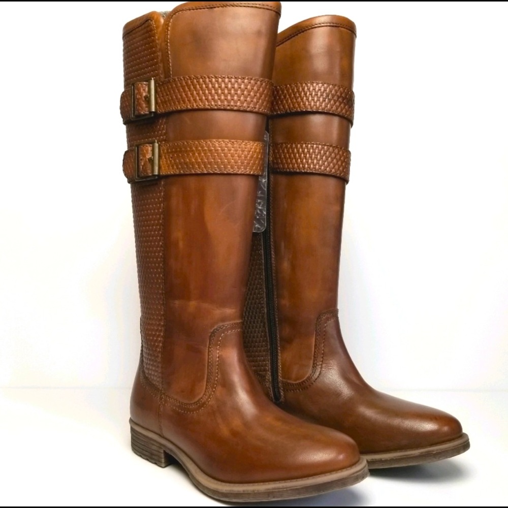 ROAN BY BED STU DATE BROWN LEATHER BOOTS 6 NWOB
